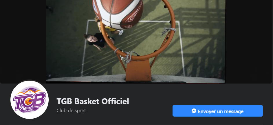 Nouvelle page Facebook TGB Basket Officiel
