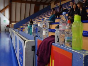 bouteilles tribunes detection basket TGB tarbes