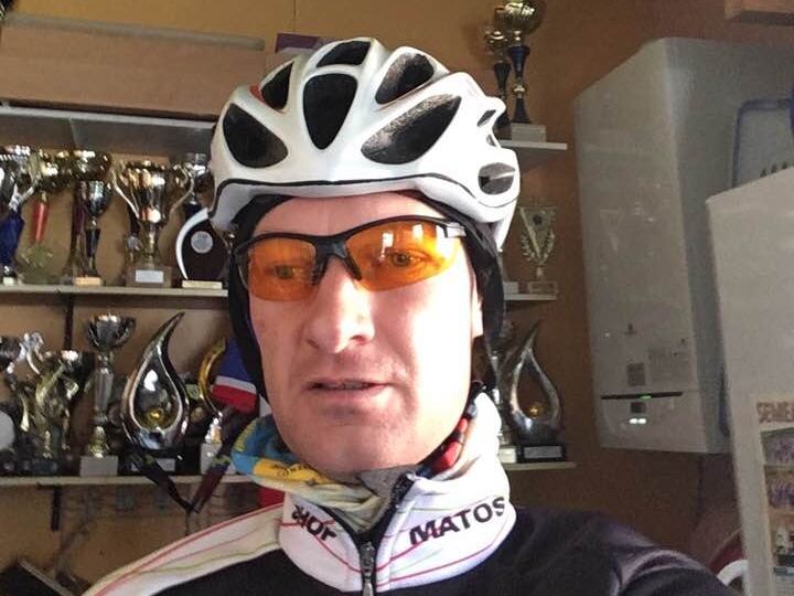 Laurent Huyghe, vainqueur de la coupe de France de paracyclisme en 2017