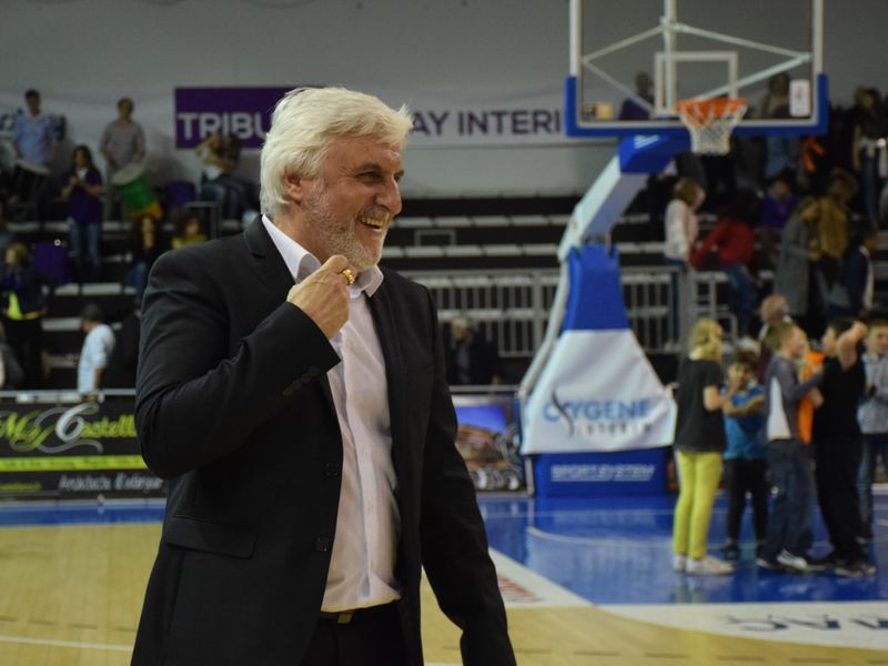 François Gomez, coach du TGB, heureux de la qualification en demi-finale.